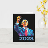 オバマヴィンテージ大統領2028小浜 カード (黄色い花)