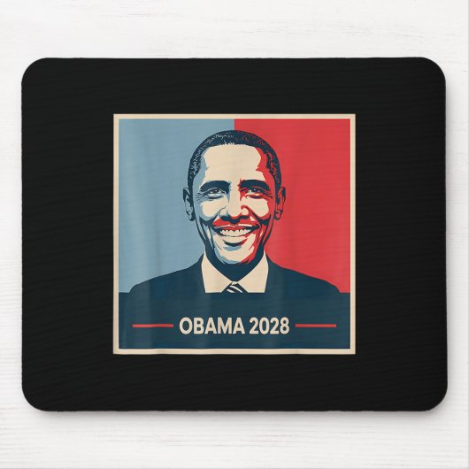 オバマヴィンテージ大統領2028小浜 マウスパッド (正面)