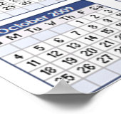 オバマ一家カレンダーポスター - カスタマイズ ポスター (角)