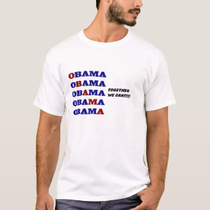 オバマ一緒に私達はできます Tシャツ