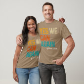 オバマ再び2028年大統領就任へ YES WE CAN Tシャツ (ユニセックス)