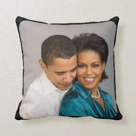 オバマ及びミシェール前大統領 クッション