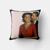 オバマ及びミシェール前大統領 クッション (裏面)