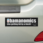 オバマ反Obamanomicsの経済 バンパーステッカー (車上)