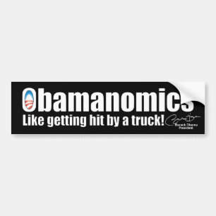 オバマ反Obamanomicsの経済 バンパーステッカー