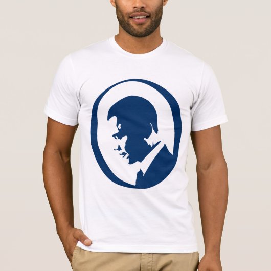 オバマ大きいO Tシャツ (正面)