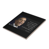 オバマ大統領と「進歩させる」引用文 タイル (側面)