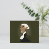 オバマ大統領のはがき ポストカード (スタンド正面)