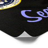 オバマ大統領のクリントン州ギフト長官 ポスター (角)