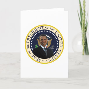 オバマ大統領のシール カード