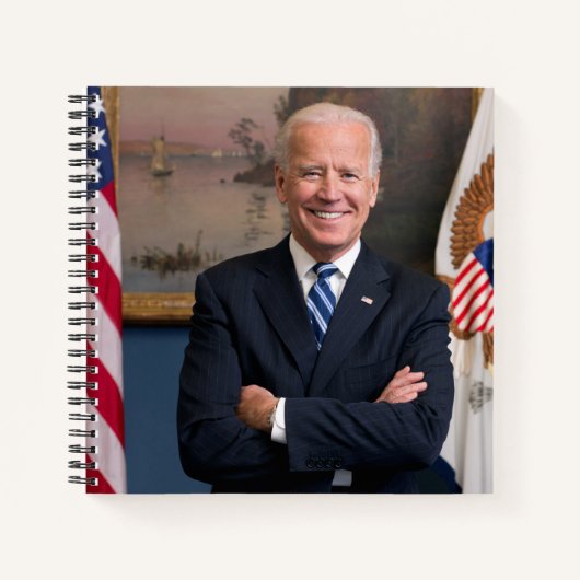 オバマ大統領のジョーバイデン氏副大統領 ノートブック (正面)