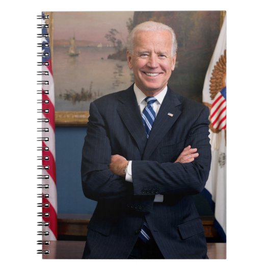 オバマ大統領のジョーバイデン氏副大統領 ノートブック (正面)