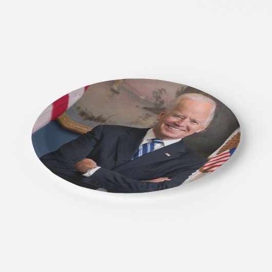 オバマ大統領のジョーバイデン氏副大統領 ペーパープレート (アングル)