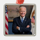 オバマ大統領のジョーバイデン氏副大統領 メタルオーナメント (正面)
