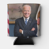 オバマ大統領のジョーバイデン氏副大統領 缶クーラー (正面)