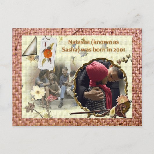 オバマ大統領のストーリー記憶レーン ポストカード (正面)