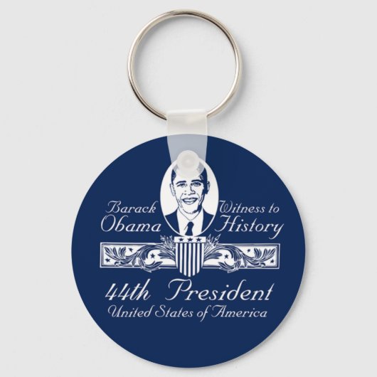 オバマ大統領の勝利キーチェーン キーホルダー (正面)