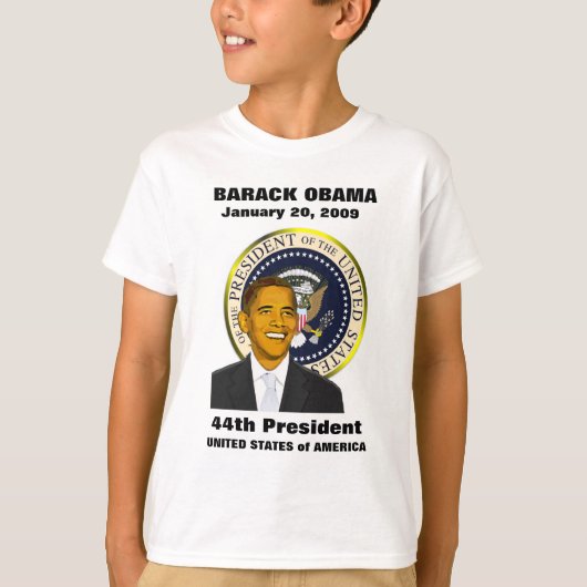 オバマ大統領の就任式の10代のSweatshirt Tシャツ (正面)