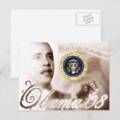 オバマ大統領の就任式ギフト ポストカード (正面/裏面)