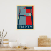 オバマ大統領の政治おもしろいユーモア東へ ポスター (キッチン)