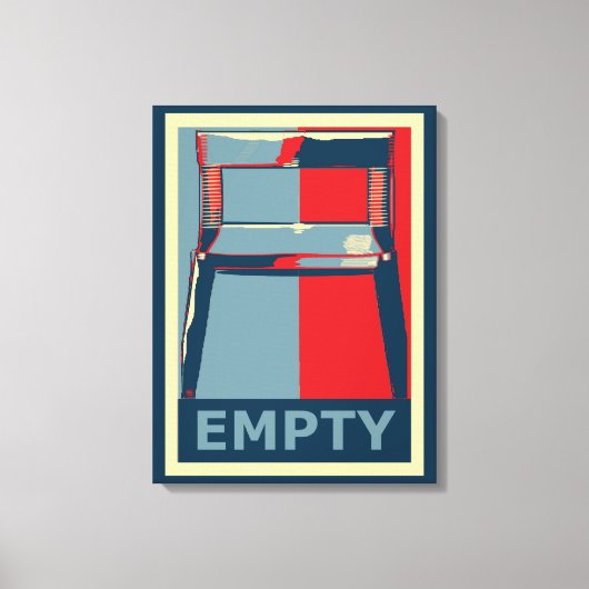 オバマ大統領の東へ向かう政おもしろい治 キャンバスプリント (正面)