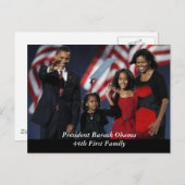 オバマ大統領の記念ポストカード ポストカード (正面/裏面)