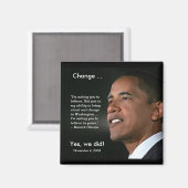 オバマ大統領の記念磁石 マグネット (正面/裏面)