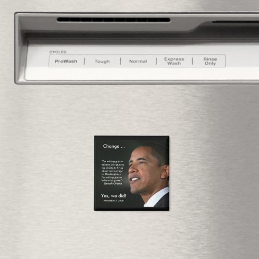 オバマ大統領の記念磁石 マグネット (インサイチュ (食洗機))