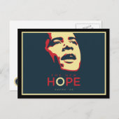 オバマ大統領ホープはがきカスタマイズ- ポストカード (正面/裏面)