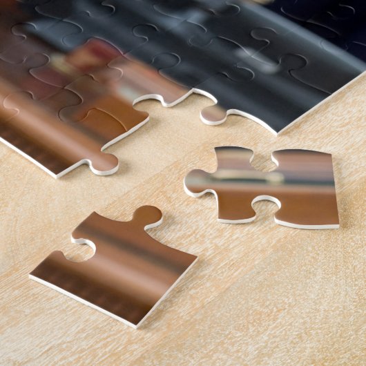 オバマ大統領執務ポートレートの公式大統領 ジグソーパズル (側面)