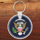 オバマ大統領大統領の就任式シール キーホルダー (正面)