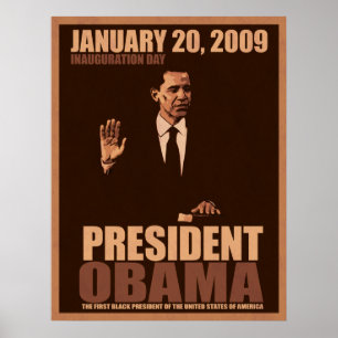 オバマ大統領就任宣布ポスター ポスター