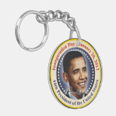オバマ大統領就任式の日 キーホルダー (正面左)