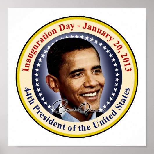 オバマ大統領就任式の日 ポスター (正面)