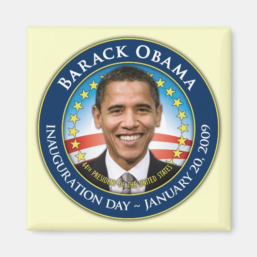 オバマ大統領就任磁石 マグネット (正面)