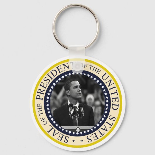オバマ大統領就任記念式典 キーホルダー (正面)