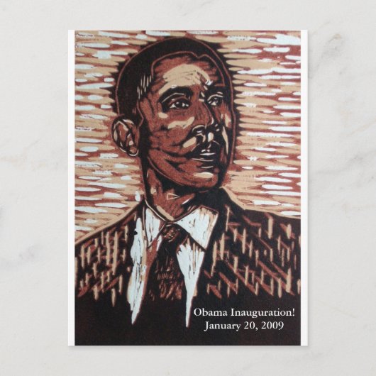 オバマ大統領就任！2009年1月20日 ポストカード (正面)