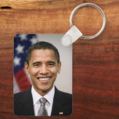 オバマ大統領選室 キーホルダー (裏面)