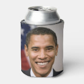 オバマ大統領選室 缶クーラー (缶正面)