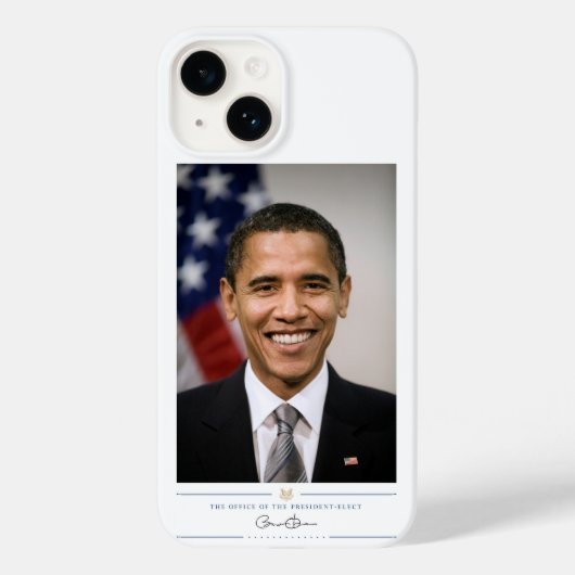 オバマ大統領選室 Case-Mate iPhoneケース (裏面)