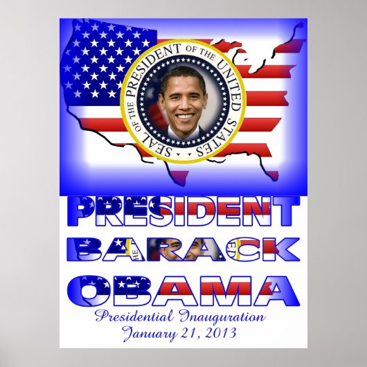 オバマ大統領2013年就任式 ポスター (正面)