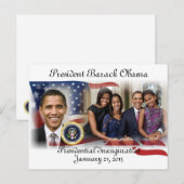 オバマ大統領2013年就任式 ポストカード (正面/裏面)