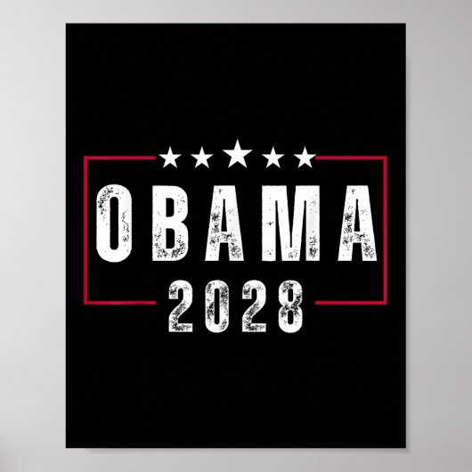 オバマ大統領2028オバマ2028はこれを修正する ポスター (正面)