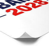 オバマ大統領2028オバマ2028 ポスター (角)