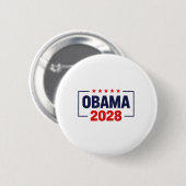 オバマ大統領2028オバマ2028 缶バッジ (正面&裏面)