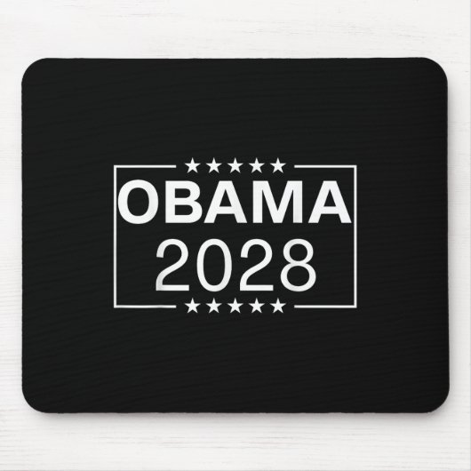 オバマ大統領2028オバマ2028 48日男性へW マウスパッド (正面)