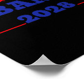 オバマ大統領2028オバマ2028 48第プレミアム ポスター (角)