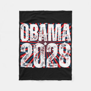 オバマ大統領2028オバマ2028 _4 フリースブランケット