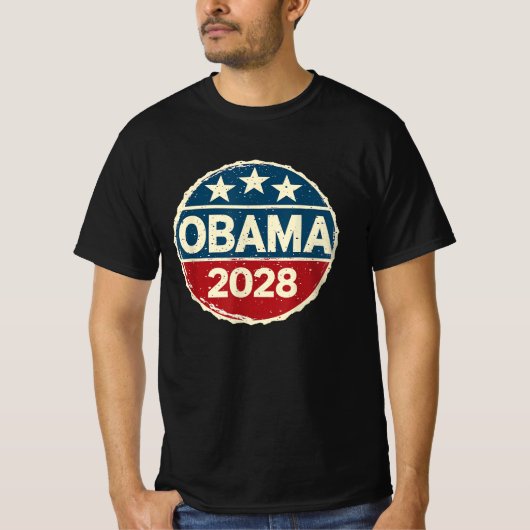 オバマ大統領2028オバマ2028 Tシャツ (正面)