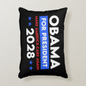 オバマ大統領2028年に再びアメリカを気に作る アクセントクッション (正面(垂直))